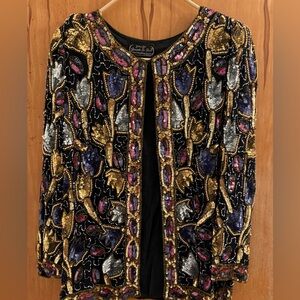 Embellished Multicolor Jacket